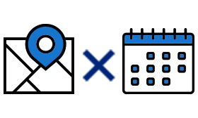 マップ、カレンダーのアイコン