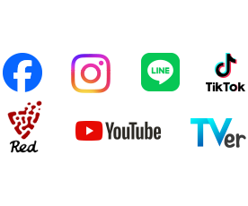 各SNSのアイコン